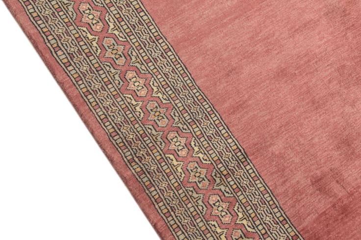 Detail image of 4' 3 x 6' Hand Knotted Peshawar Ziegler Rug