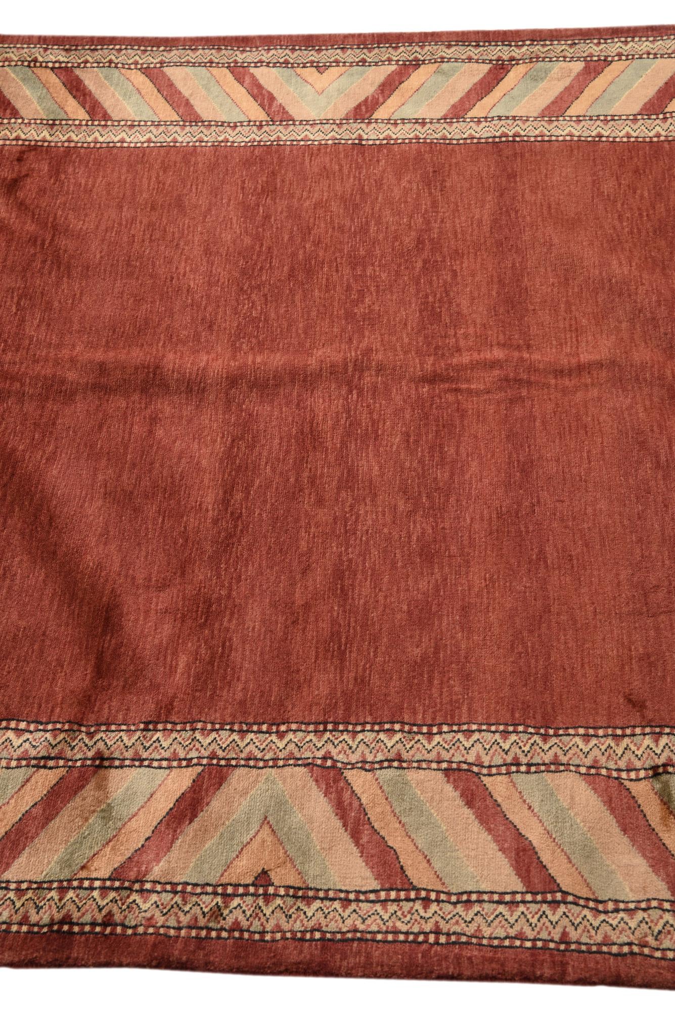 4' 4 x 5' 9 Hand Knotted Peshawar Ziegler Rug