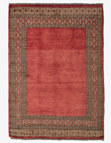 4' 3 x 6' Hand Knotted Peshawar Ziegler Rug