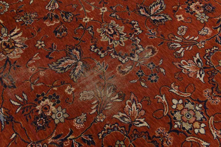 8' x 11' 5 Hand Knotted Shahmir Oriental Wool Rug