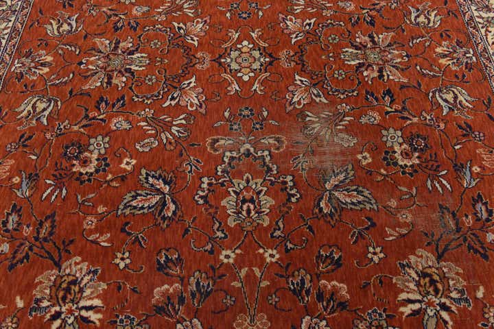 8' x 11' 5 Hand Knotted Shahmir Oriental Wool Rug
