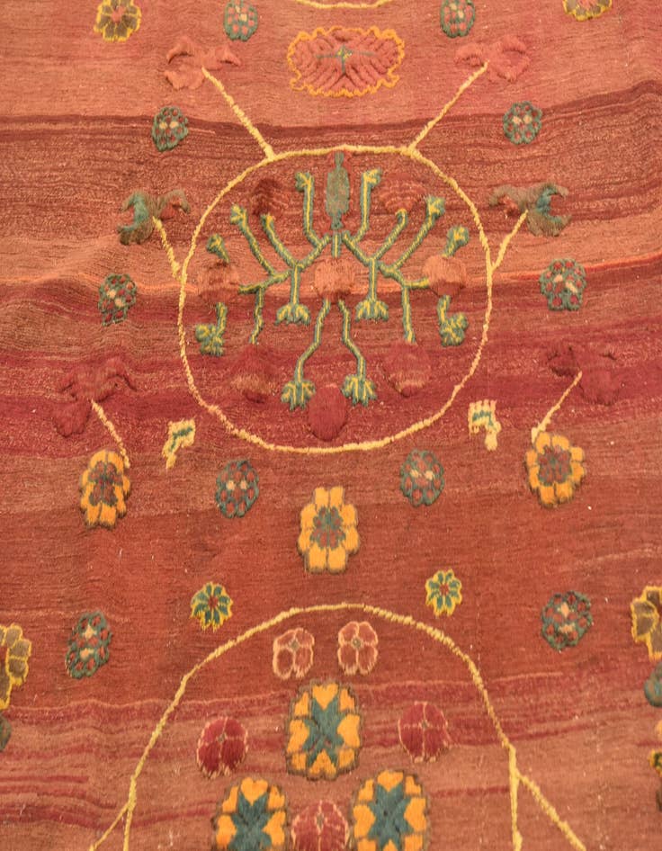 Detail image of 7' 3 x 9' Hand Knotted Sumak Wool Rug