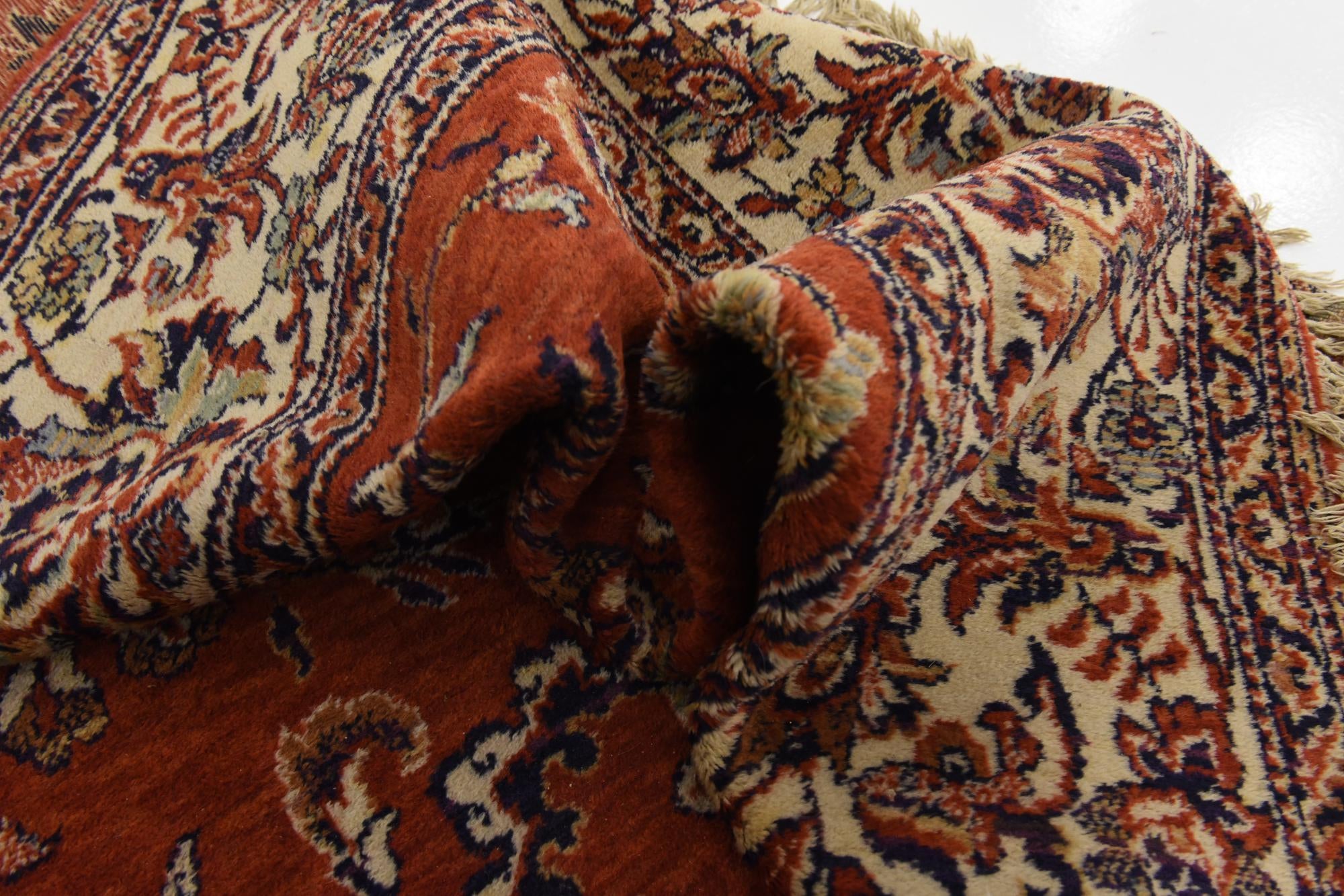 8' x 11' 5 Hand Knotted Tabriz Design Oriental Wool Rug