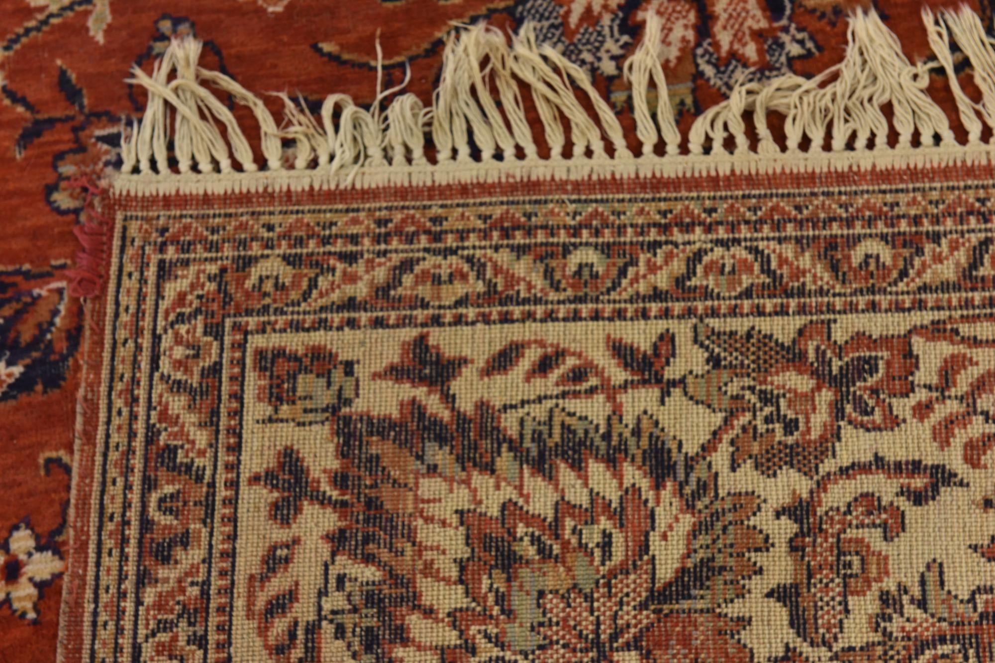 8' x 11' 5 Hand Knotted Tabriz Design Oriental Wool Rug