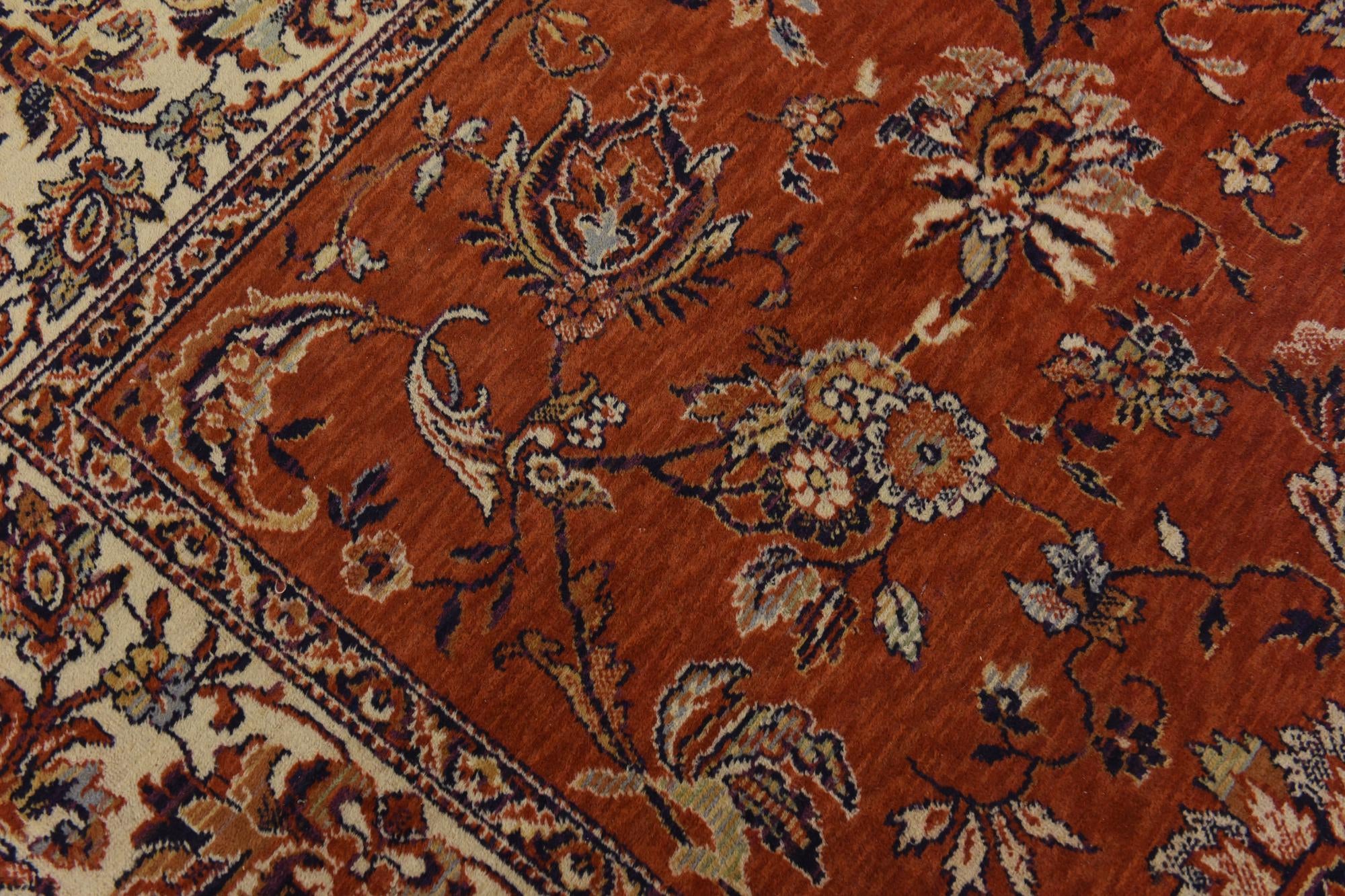 8' x 11' 5 Hand Knotted Tabriz Design Oriental Wool Rug