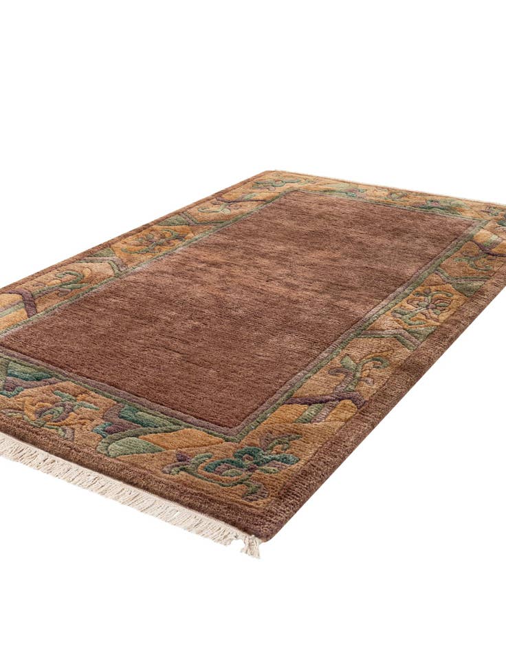 Detail image of 3' 1 x 5' 2  Hand Knotted Tibet Wool Rug