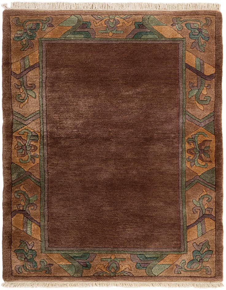 Detail image of 3' 1 x 5' 2 Hand Knotted Tibet Wool Rug