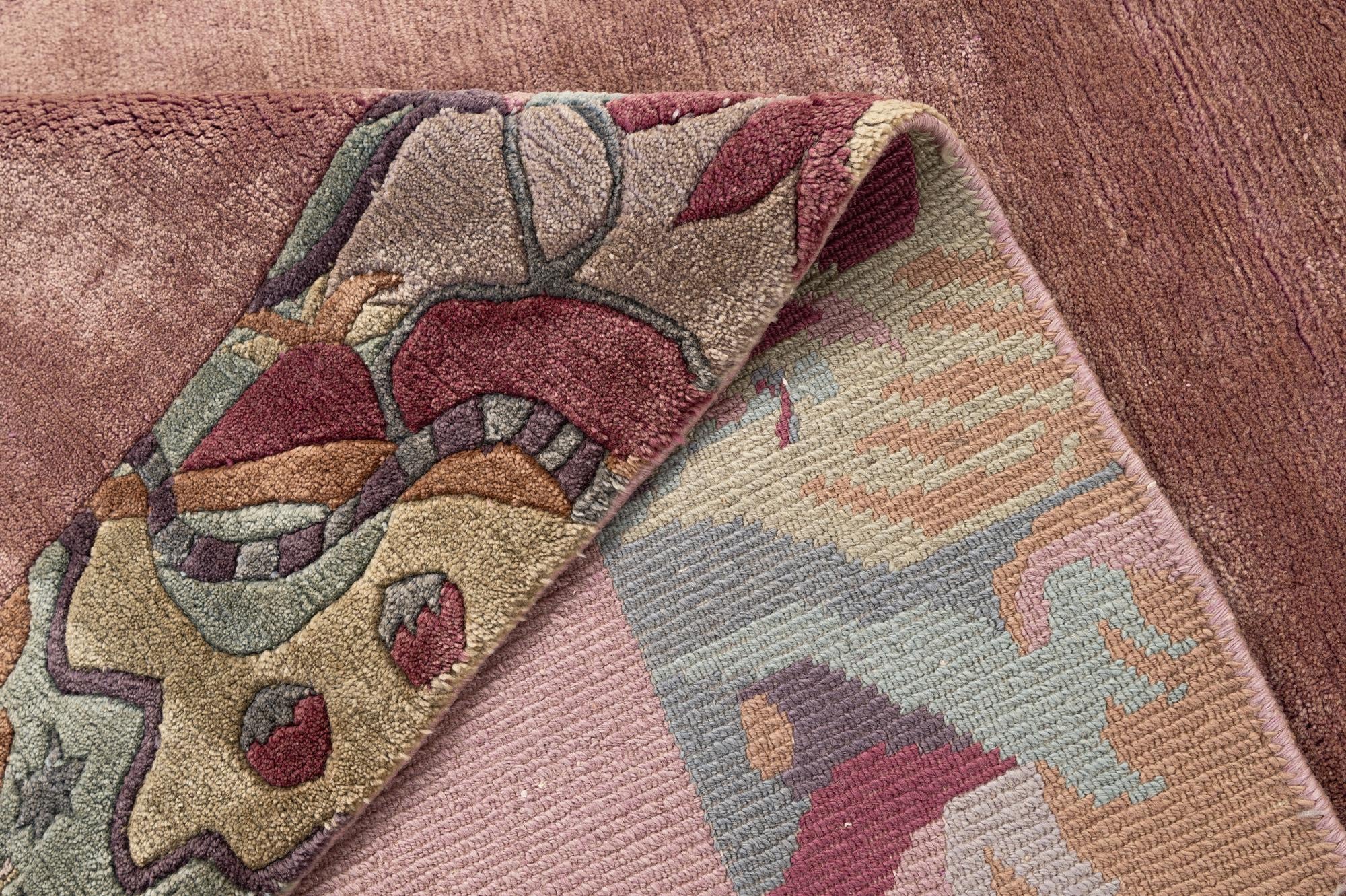 8' 4 x 10' Hand Knotted Tibet Wool Rug