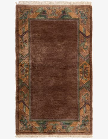 3' 1 x 5' 2 Hand Knotted Tibet Wool Rug