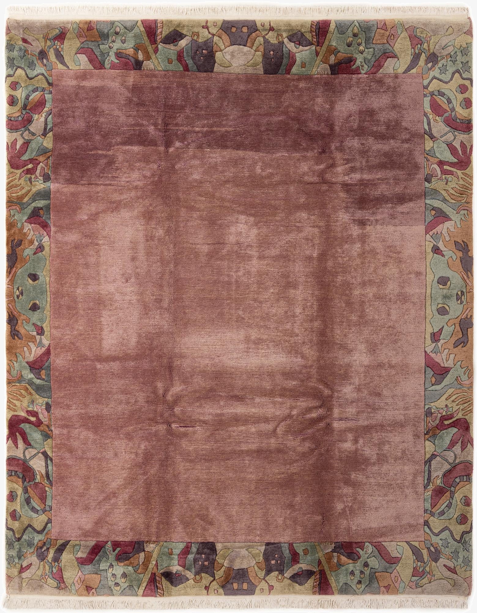 8' 4 x 10'  Hand Knotted Tibet Wool Rug