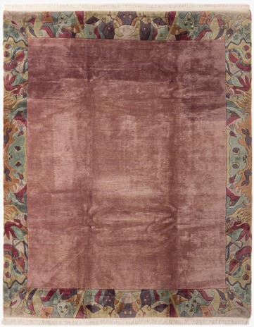8' 4 x 10' Hand Knotted Tibet Wool Rug