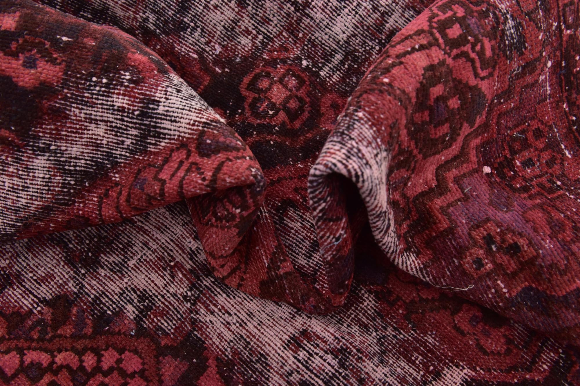 9' x 11' 2 Hand Knotted Ultra Vintage Persian Wool Rug