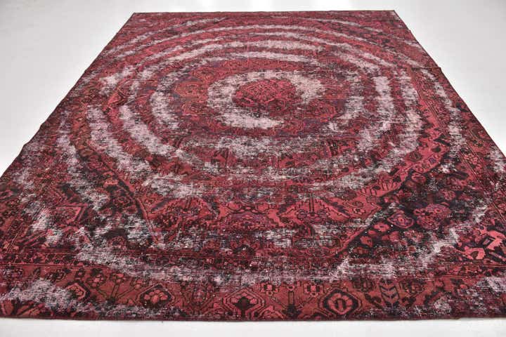 9' x 11' 2 Hand Knotted Ultra Vintage Persian Wool Rug