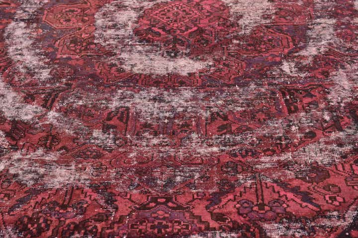 9' x 11' 2 Hand Knotted Ultra Vintage Persian Wool Rug