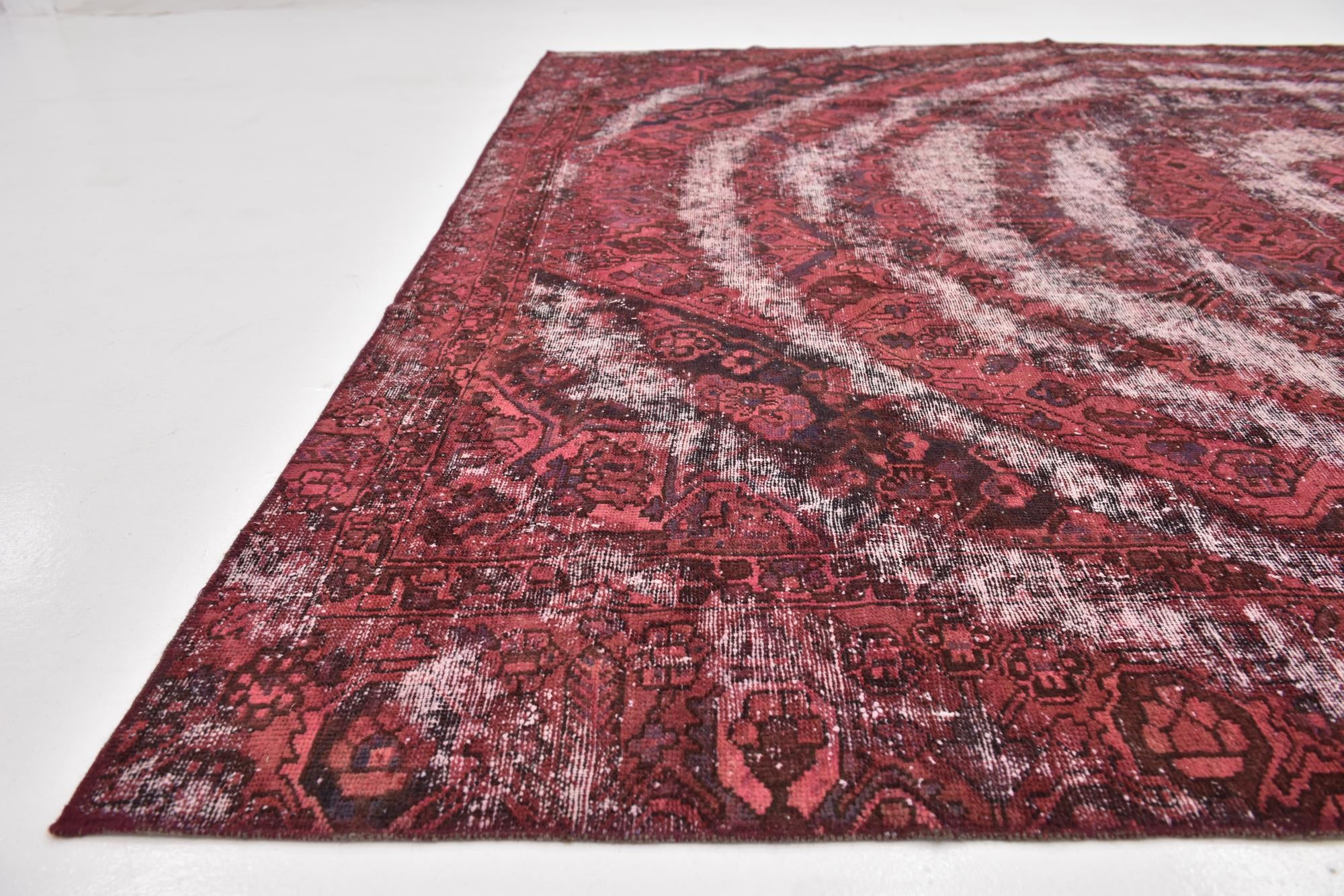 9' x 11' 2 Hand Knotted Ultra Vintage Persian Wool Rug