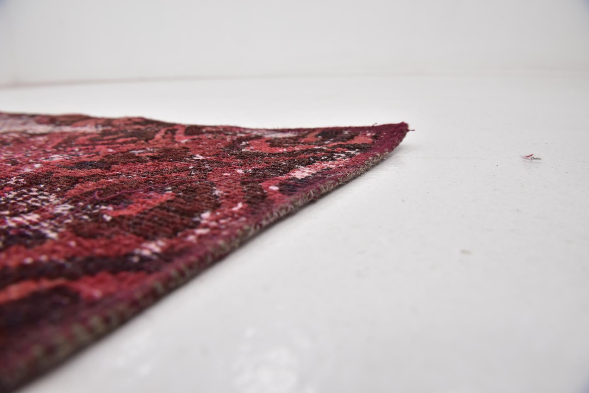 9' x 11' 2 Hand Knotted Ultra Vintage Persian Wool Rug
