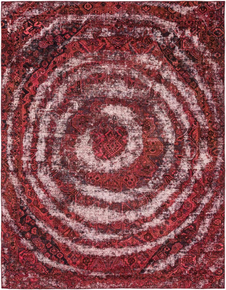 Detail image of 9' x 11' 2 Hand Knotted Ultra Vintage Persian Wool Rug