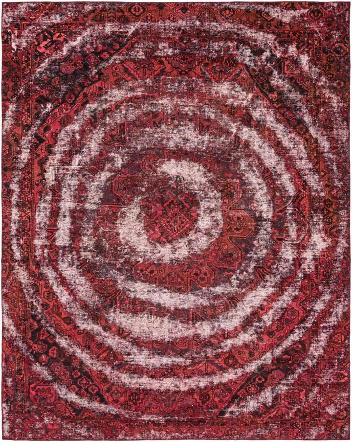 9' x 11' 2 Hand Knotted Ultra Vintage Persian Wool Rug