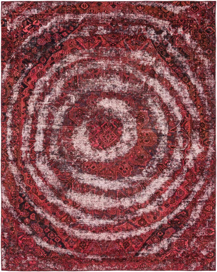 Detail image of 9' x 11' 2 Hand Knotted Ultra Vintage Persian Wool Rug