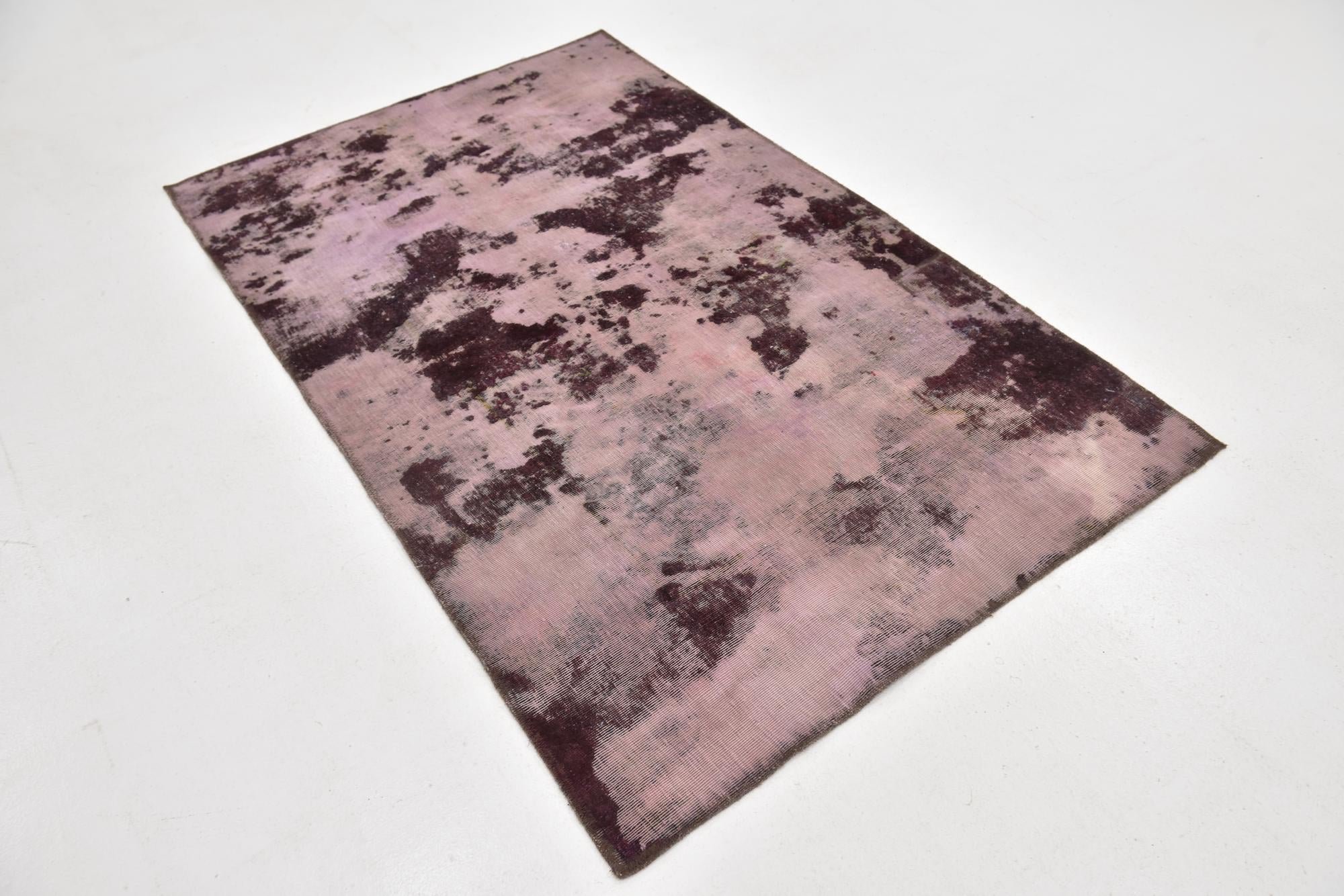 4' x 6' 3 Hand Knotted Ultra Vintage Persian Wool Rug