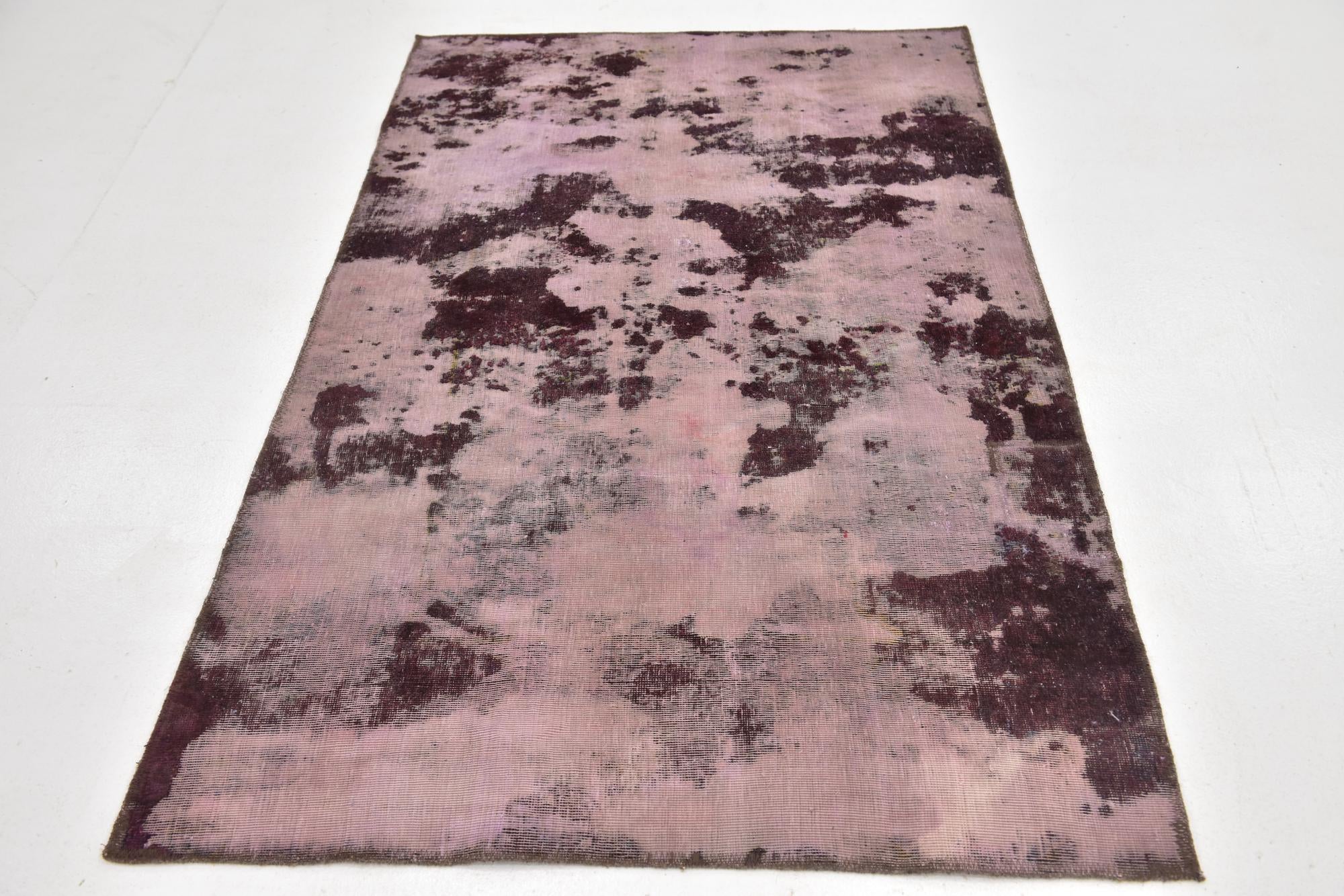 4' x 6' 3 Hand Knotted Ultra Vintage Persian Wool Rug