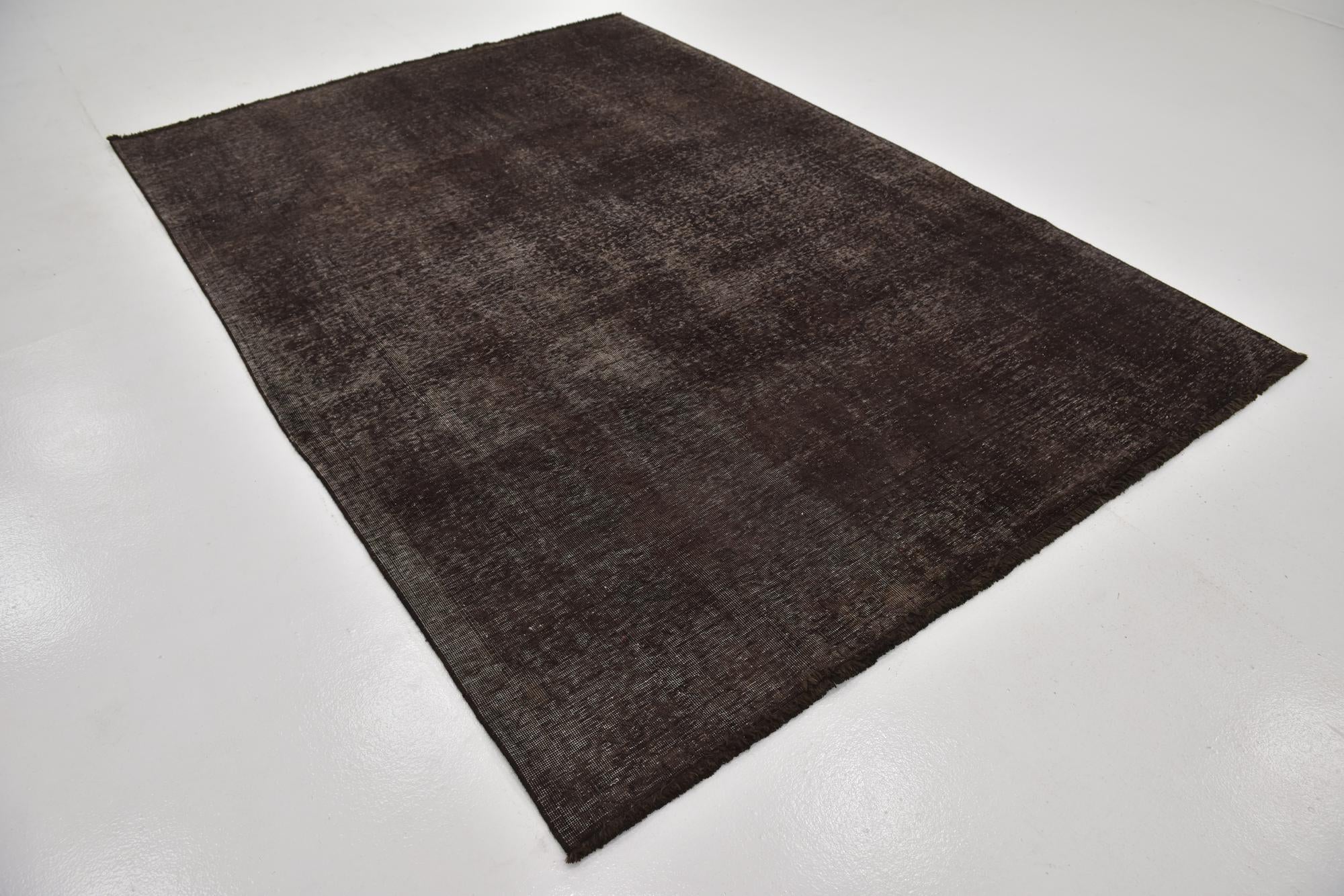 6' 9 x 9' 4 Hand Knotted Ultra Vintage Persian Wool Rug