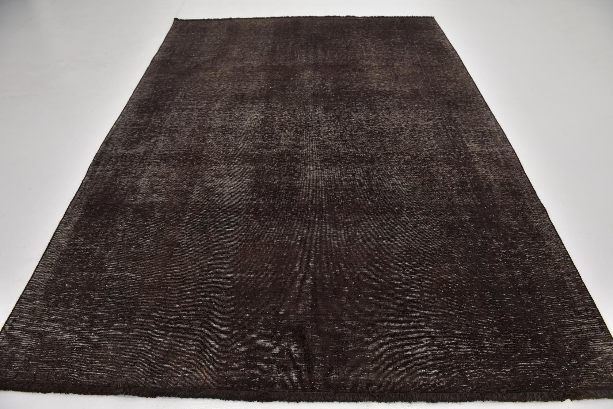 6' 9 x 9' 4 Hand Knotted Ultra Vintage Persian Wool Rug