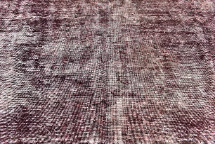 Detail image of 6' 4 x 8' 3 Hand Knotted Ultra Vintage Persian Wool Rug