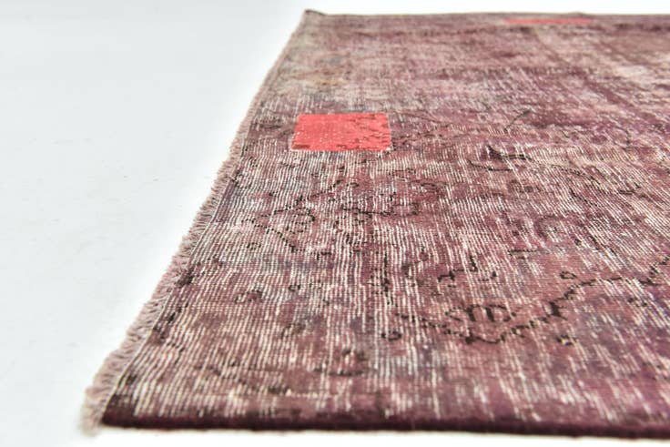 Detail image of 6' 4 x 8' 3 Hand Knotted Ultra Vintage Persian Wool Rug