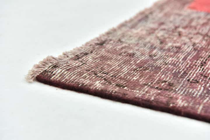 6' 4 x 8' 3 Hand Knotted Ultra Vintage Persian Wool Rug
