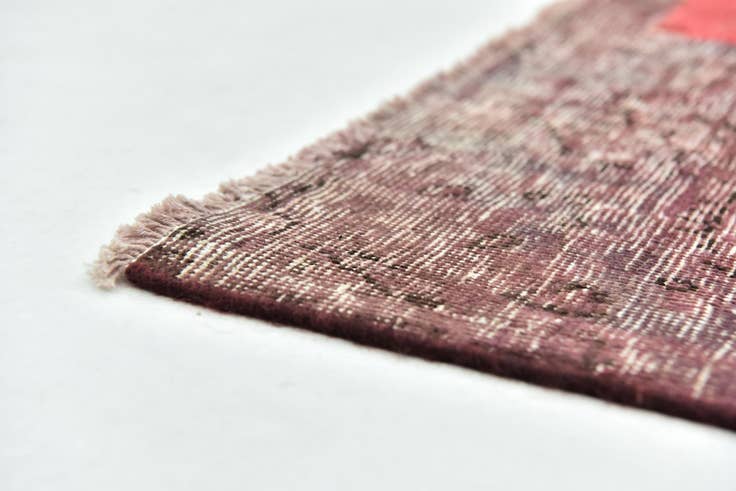Detail image of 6' 4 x 8' 3 Hand Knotted Ultra Vintage Persian Wool Rug