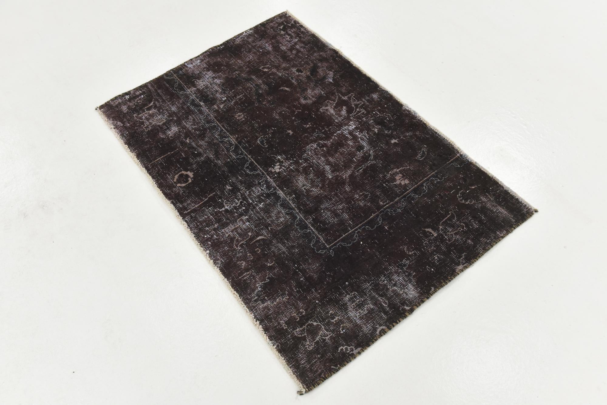 2' 10 x 4' 2 Hand Knotted Ultra Vintage Persian Wool Rug
