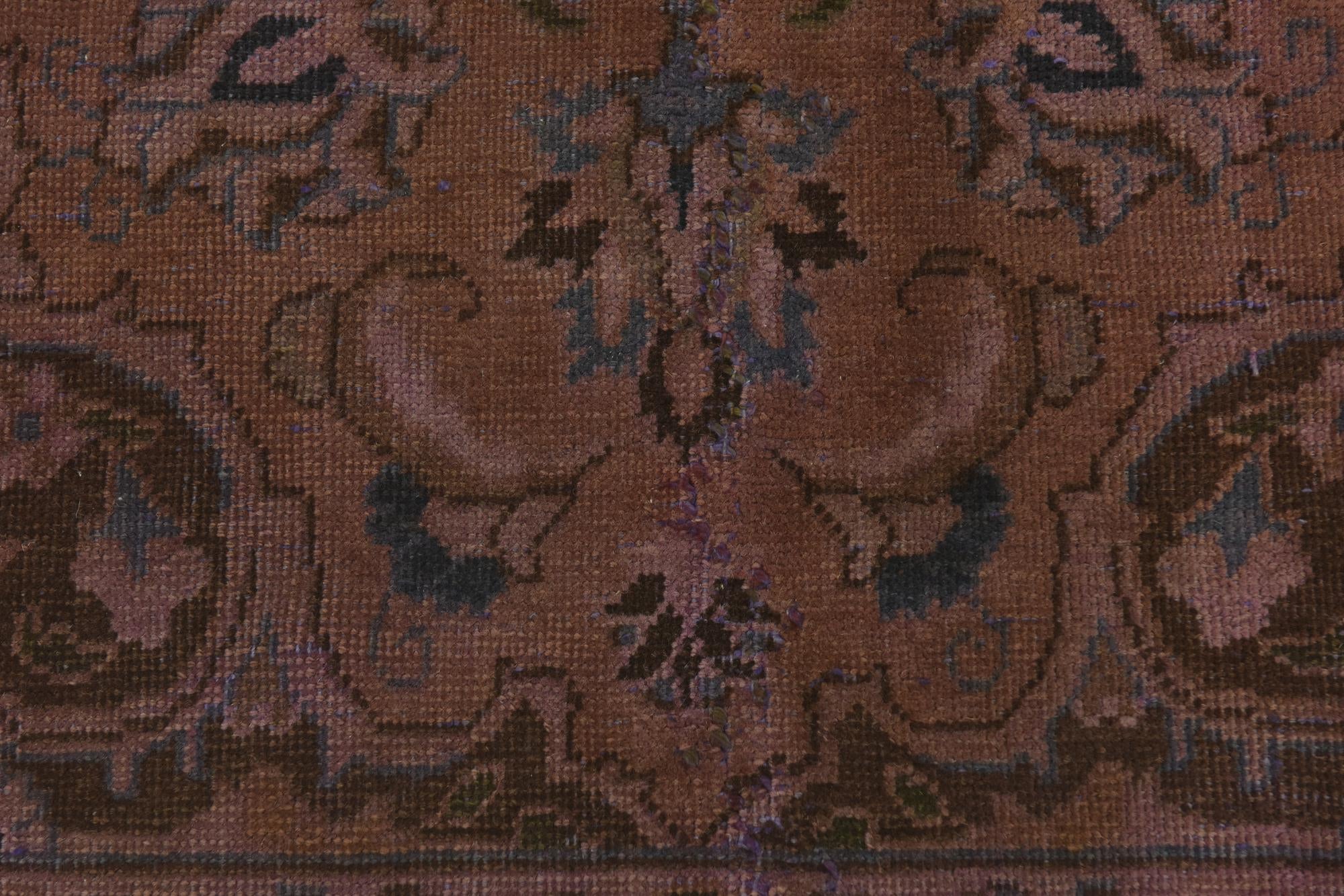 6' 3 x 9' Hand Knotted Ultra Vintage Persian Wool Rug
