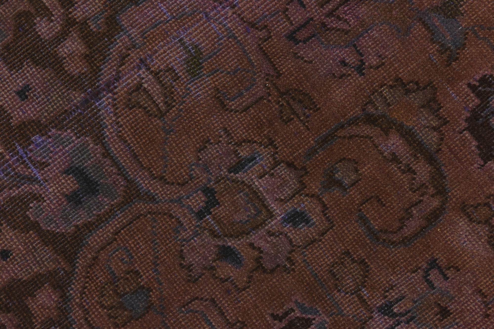 6' 3 x 9' Hand Knotted Ultra Vintage Persian Wool Rug