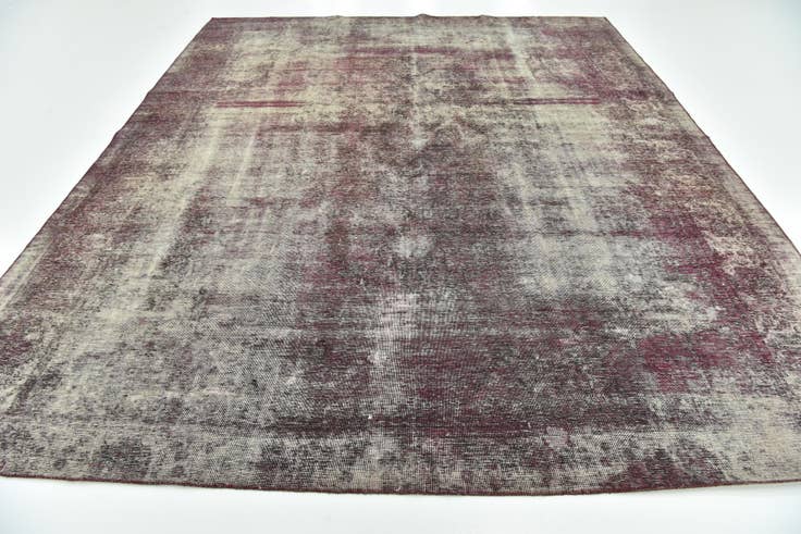 Detail image of 9' 9 x 11' 10 Hand Knotted Ultra Vintage Persian Wool Rug