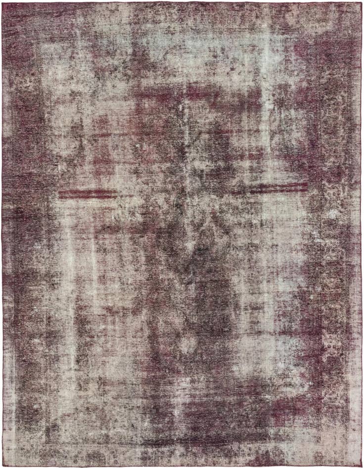 Detail image of 9' 9 x 11' 10 Hand Knotted Ultra Vintage Persian Wool Rug