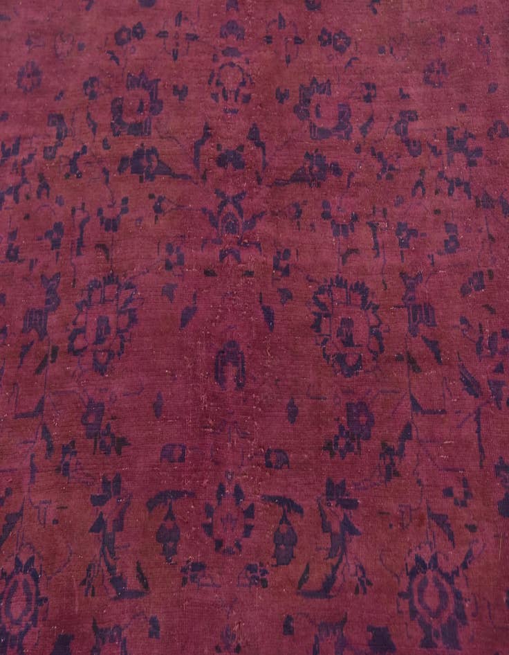 Detail image of 9' 4 x 12' 6 Hand Knotted Ultra Vintage Persian Wool Rug