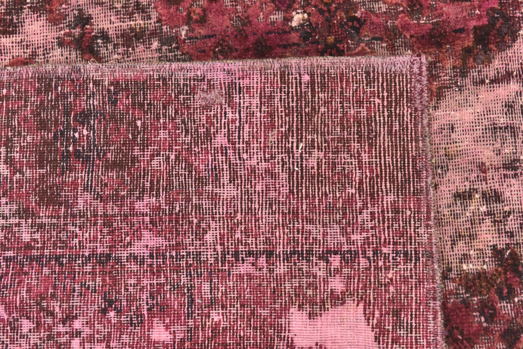 4' 9 x 6' 5 Hand Knotted Ultra Vintage Persian Wool Rug