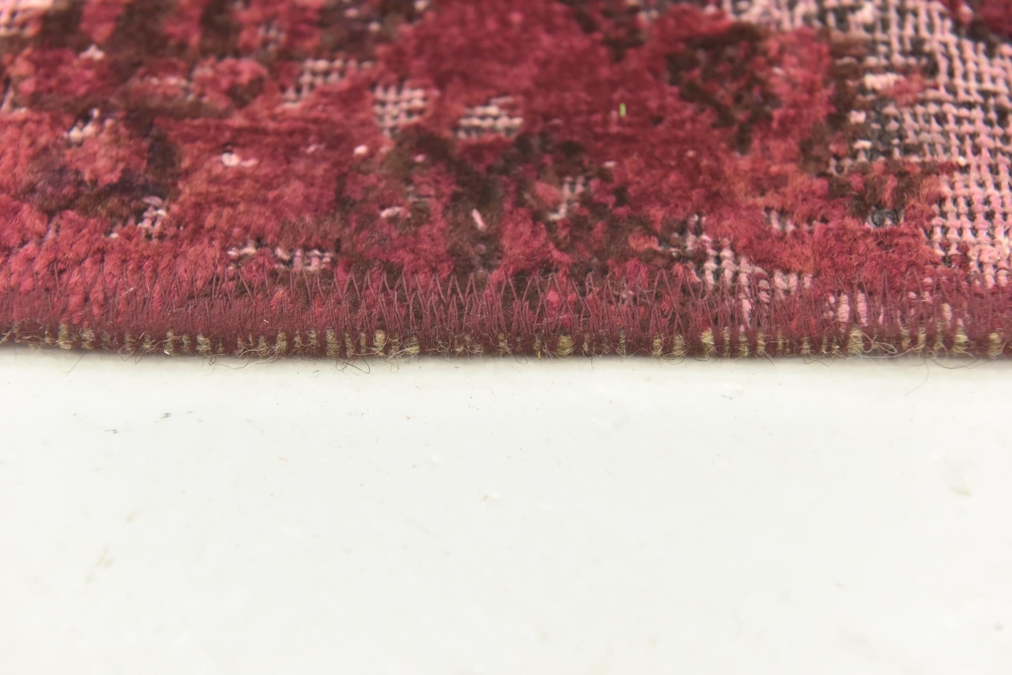 4' 9 x 6' 5 Hand Knotted Ultra Vintage Persian Wool Rug