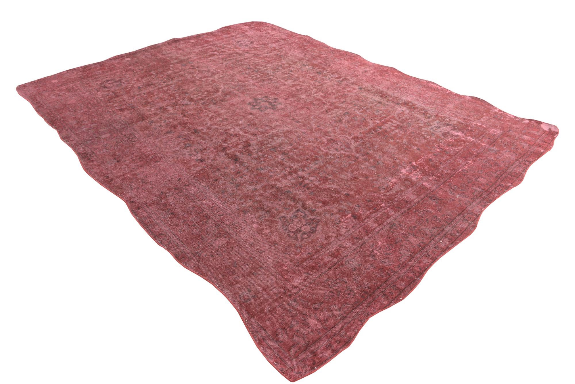 9' 6 x 12' 6 Hand Knotted Ultra Vintage Persian Wool Rug