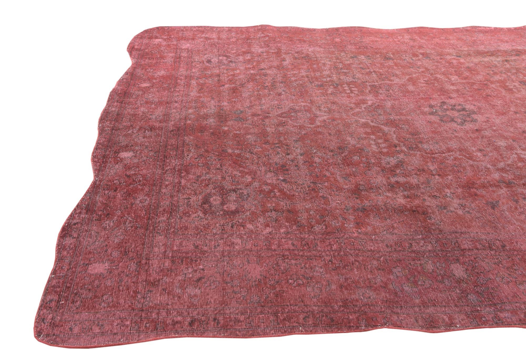 9' 6 x 12' 6 Hand Knotted Ultra Vintage Persian Wool Rug