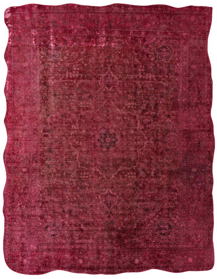 Detail image of 9' 6 x 12' 6 Hand Knotted Ultra Vintage Persian Wool Rug