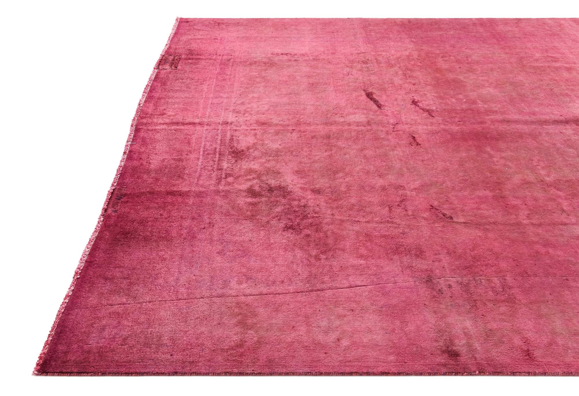 8' 9 x 12' Hand Knotted Ultra Vintage Persian Wool Rug