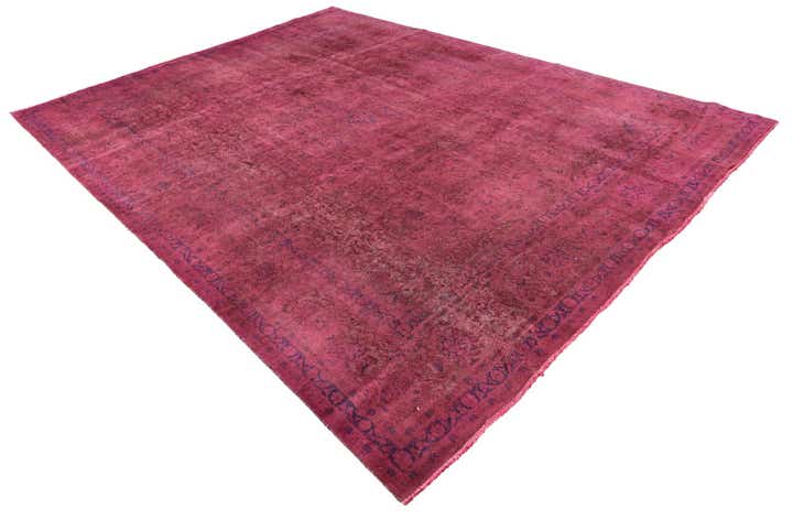 9' 5 x 12' 8 Hand Knotted Ultra Vintage Persian Wool Rug