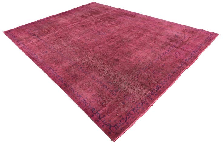 Detail image of 9' 5 x 12' 8 Hand Knotted Ultra Vintage Persian Wool Rug