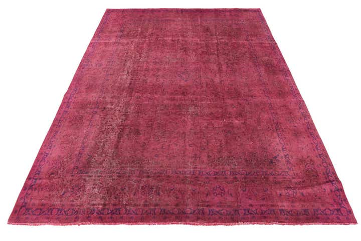 9' 5 x 12' 8 Hand Knotted Ultra Vintage Persian Wool Rug