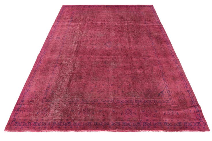 Detail image of 9' 5 x 12' 8 Hand Knotted Ultra Vintage Persian Wool Rug