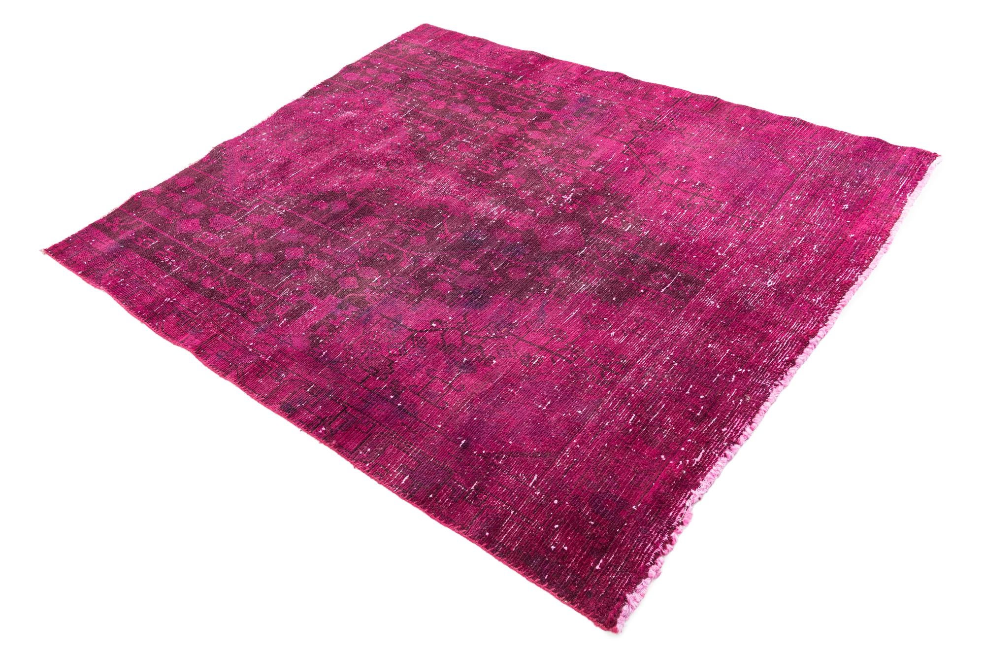 5' 1 x 6' Hand Knotted Ultra Vintage Persian Wool Rug
