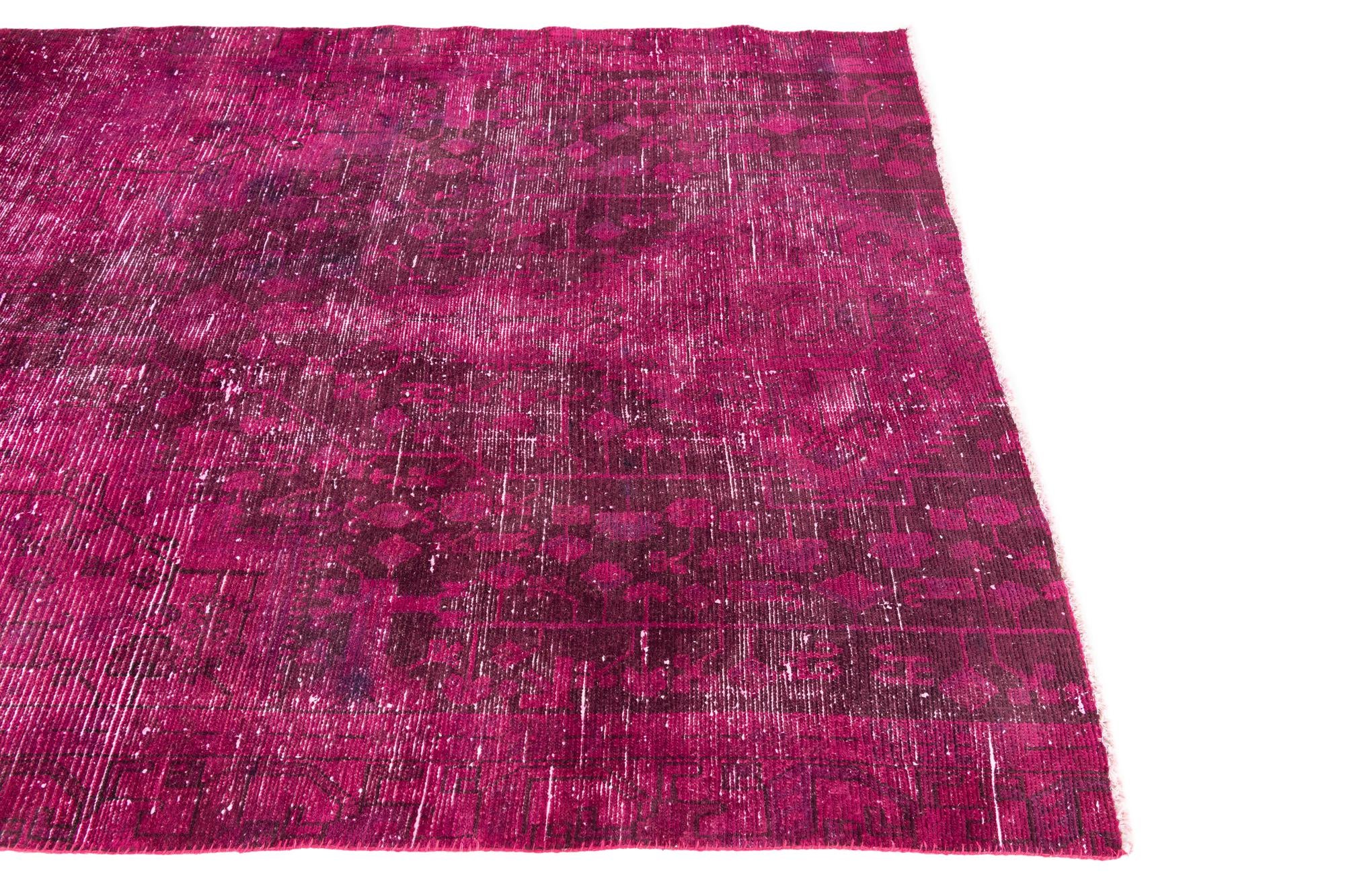 5' 1 x 6' Hand Knotted Ultra Vintage Persian Wool Rug