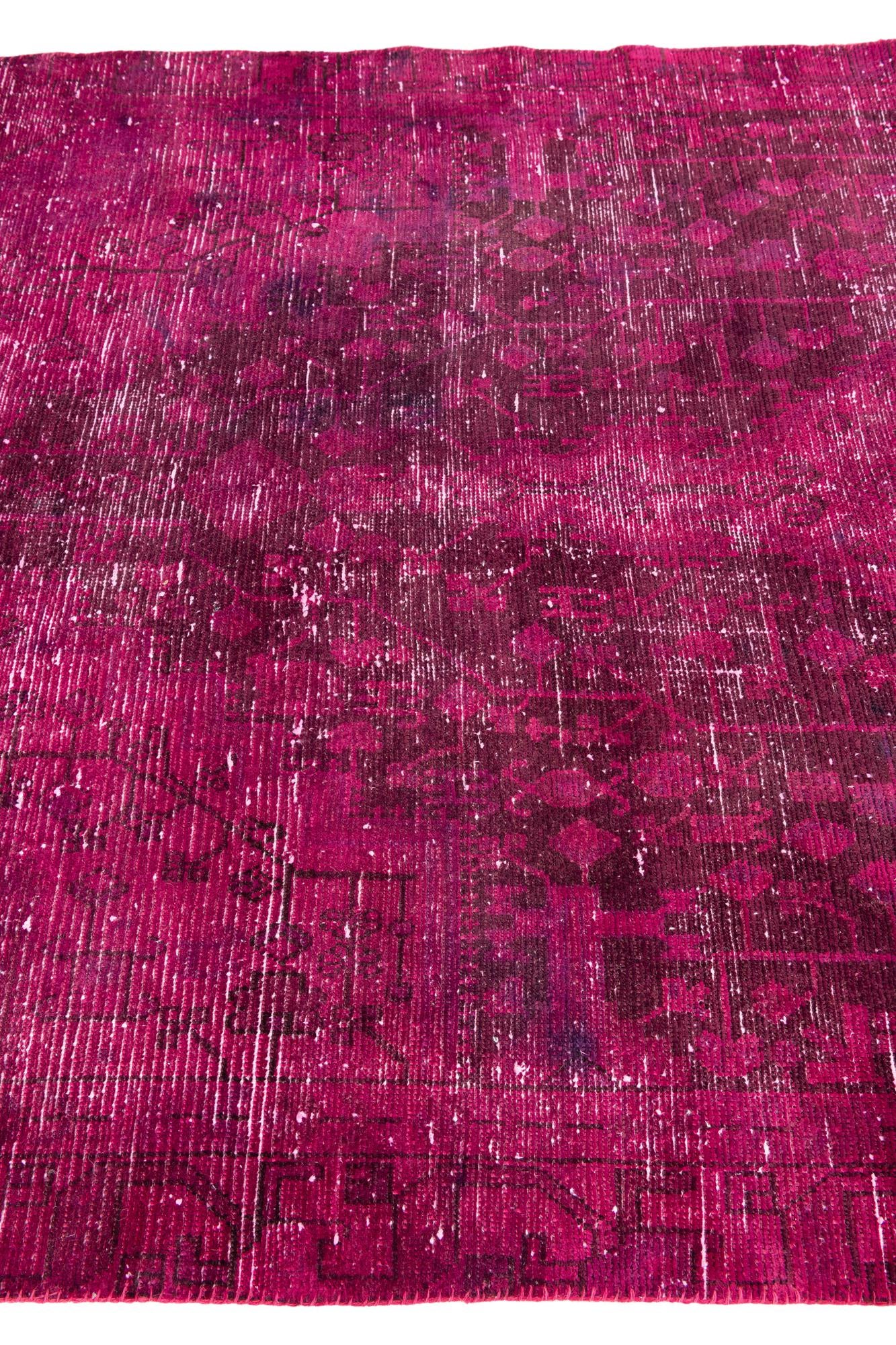 5' 1 x 6' Hand Knotted Ultra Vintage Persian Wool Rug
